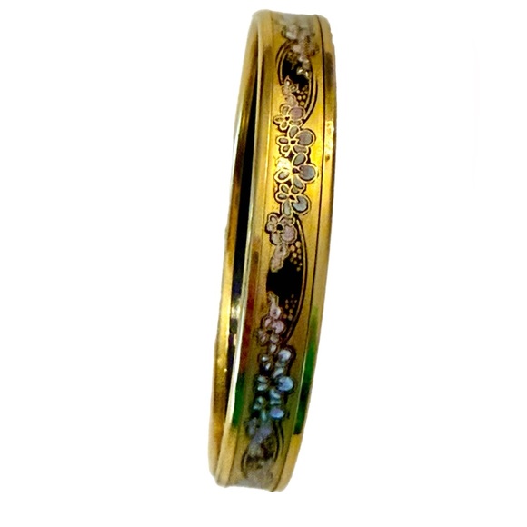 ❤️Michaela Frye gold enamel bangle - Picture 3 of 16